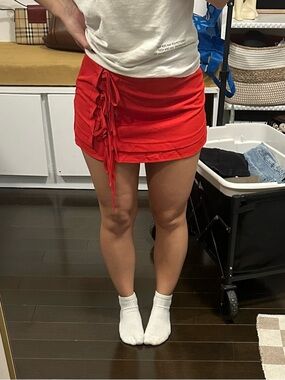 Red Mini Skirt